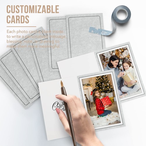 , Confezione da 25, Cartelle Fotografiche 4x6, Cornice Cartone, Cartelle Cornici Carta,... - Foto 7 di 9