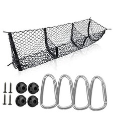 Cargo Net Truck Bed Organizer, Heavy Duty Tailgate Mesh for 43.3 11.8 inch
