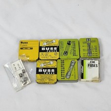Vintage Buss Littelfuse Glass Tube Fuses Lot ...