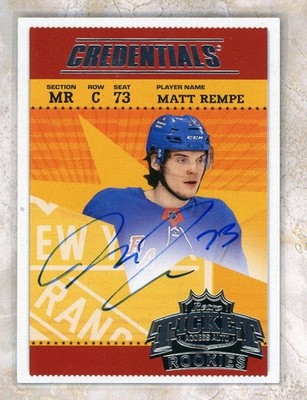 2024 Upper Deck Credentials Retro Ticket Access Rookie Autographs #RTAR-MR Rempe