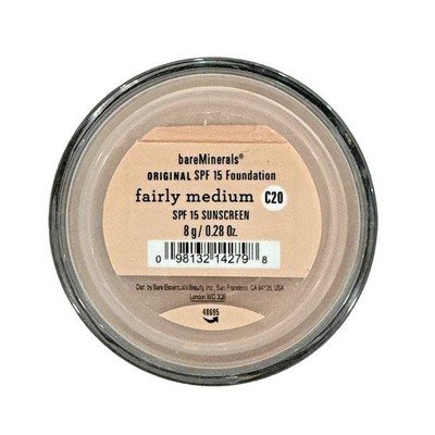 bareMinerals Original Loose Powder Foundation SPF 15 Fairly Medium C20 8g NEW