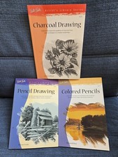 Lot of 3 Walter Foster Artist's Library Series - Charcoal, Pencil Drawing