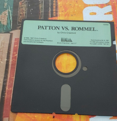 Patton vs Rommel (Electronic Arts 1986) Commodore 64 (Disk) classic 8-bit works