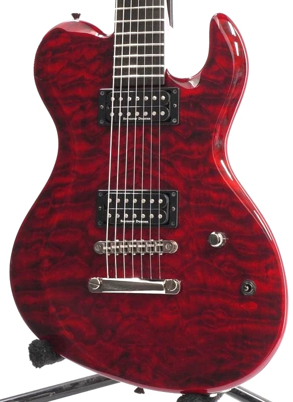 EDWARDS E-DR-II-7ST DIR EN GREY Die Model Red Electric Guitar From Japan - Image 2 of 4