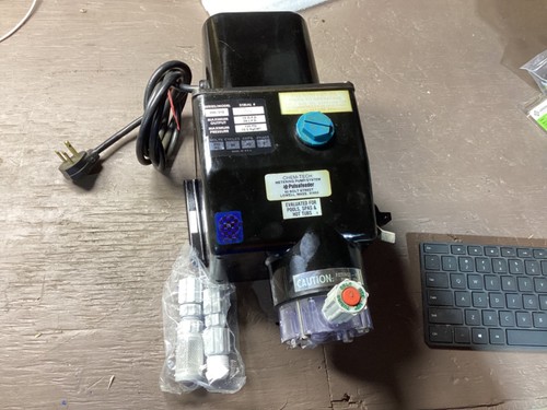 Chem-Tech Metering Pump System 230v .9amp 1ph Series 200 Model 210 Max 10 G.P.D