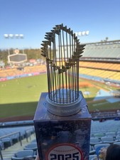 L.A. Dodgers 2025 World Series Championship Replica Trophy IN HAND - 05/11/26