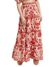 FARM RIO Jungle Flow Maxi Skirt size Medium