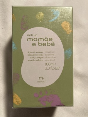Natura Mamae e Bebe Agua de Colonia Sem Alcool L- Baby Cologne New Sealed