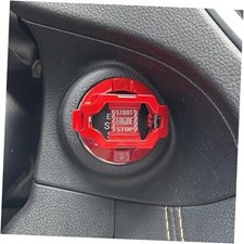 Push to Start Button Cover, Engine Start Stop Button Cover, Cool Car Red