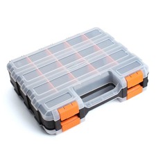 Double Side Small Parts Organizer Hardware Storage for Screws Nuts