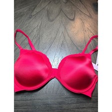 Auden Red Underwire T-Shirt Bra