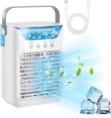 3 in 1 Aircooler Mobile Klimaanlage Klima Ventilator Klimagerät Mini Luftkühler