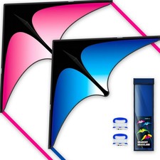 Delta Kite Set for Kids and Adults  Extremely Easy to Launch for Beginners