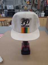 Vintage John Deere Trucker Hat 150 Years 1837-1987 White Snapback Cap Louisville