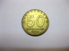 DDR,  50 Pfennig 1950, Fabrik + Pflug