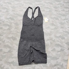 Populish Shapewear Romper Womens XL Gray Sleeveless NWT
