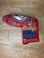 Scotty Cameron Custom Shop Putter Headcover Jester Red Titleist Made In USA Golf