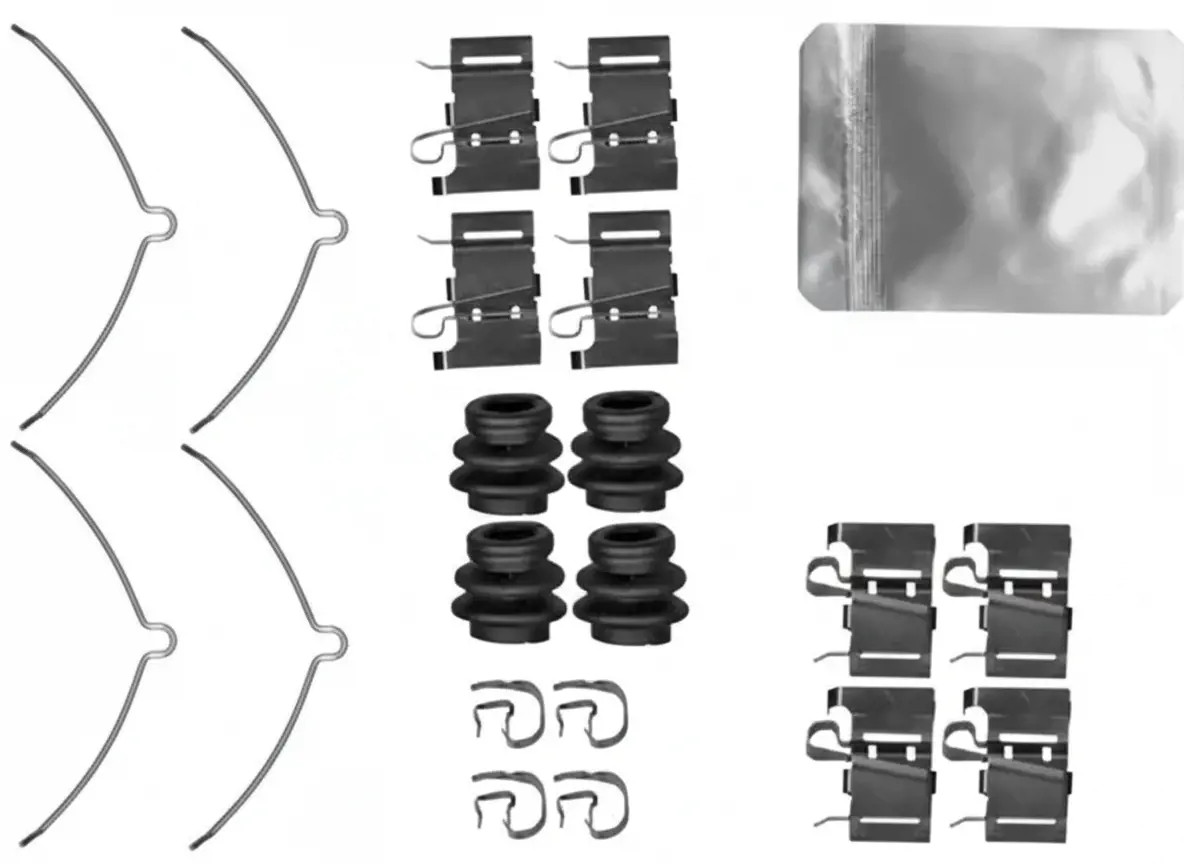 Für QUICK BRAKE 109-0001 Accessory Kit, disc brake pads - Bild 2