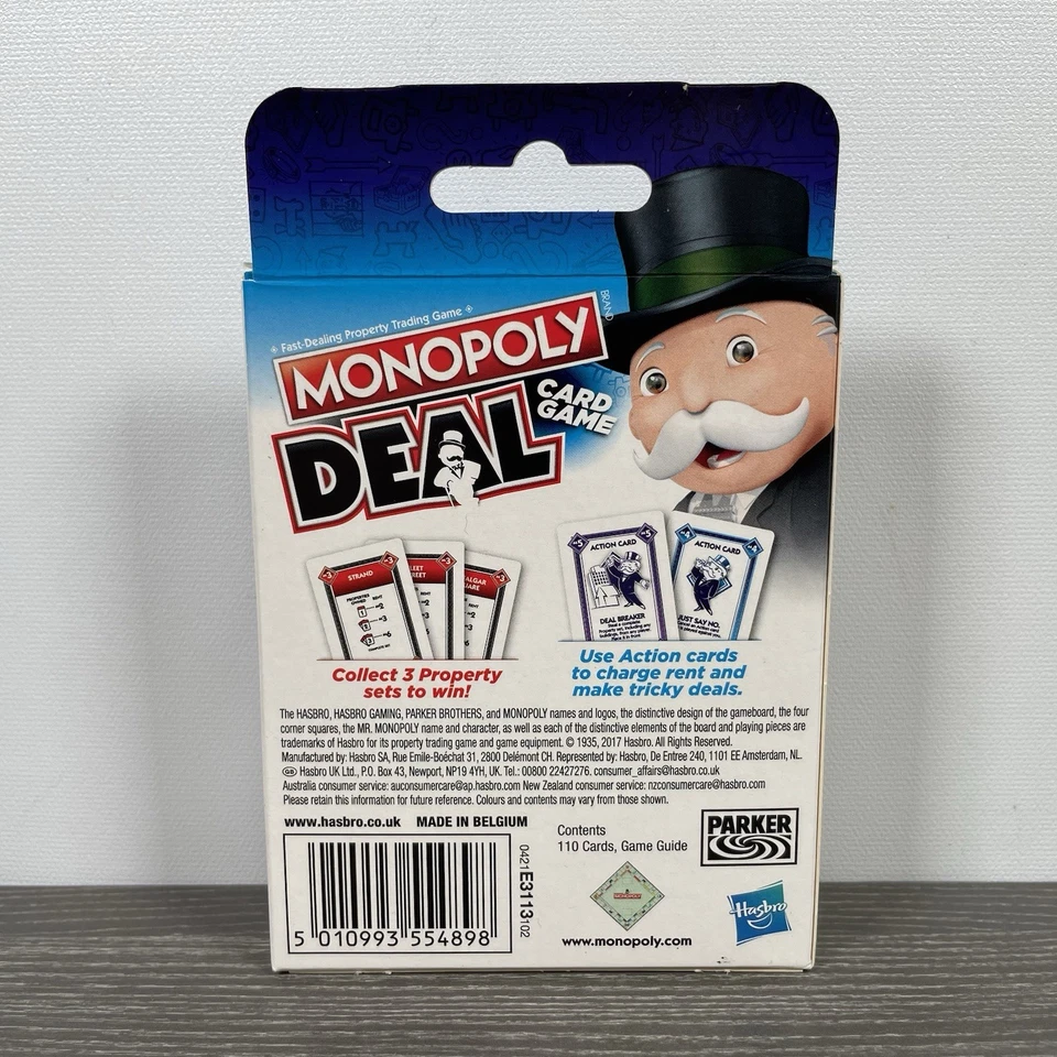 Monopoly Deal Monopoly Deal Card Game | Fun Family Game | Travel | New & Sealed - Image 2 of 2
