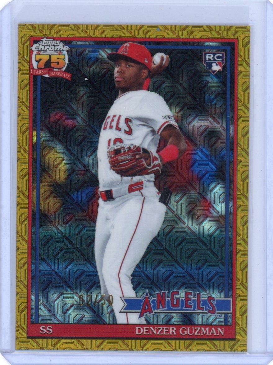 2026 Topps Series 2 Chrome Silver Pack Mojo Denzer Guzman Gold /50 RC #91C2-4