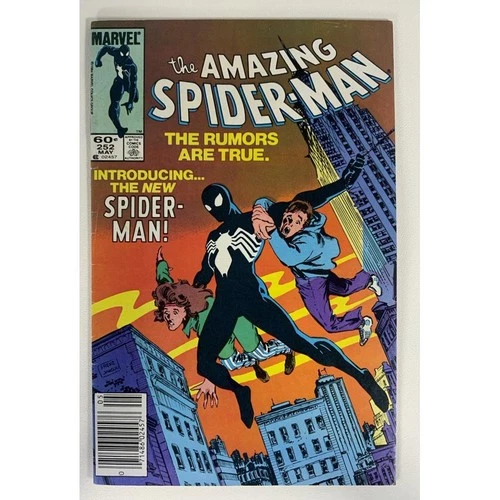 Amazing Spider-Man #252 🔥 First Black Suit Spider-Man KEY Marvel FN/FN+