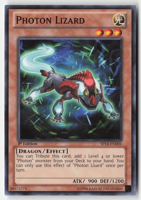 Yugioh - Photon Lizard SP14-EN006 1st Edition - Star Pack 2014