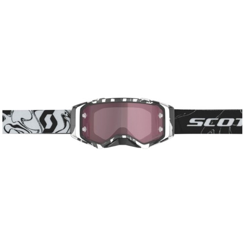 Scott Prospect Amplifier Goggles Marble Black White Rose Works - Picture 2 of 3