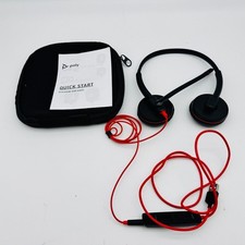 Plantronics Blackwire C3200 USB-A Over The Ear Headset w/ Case