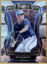 2024 Panini Select Baseball Brock Porter Phenomenon RC Texas Rangers #23