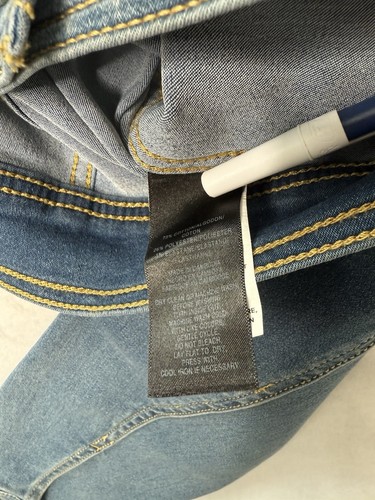 Jones New York Jacket Women's Medium Denim Button Dreamer Cotton JNY NEW$99 - Picture 5 of 11