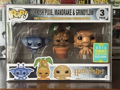 Funko Pop Figur Harry Potter Cornish Pixie Mandrake Grindylow 2016 Limited