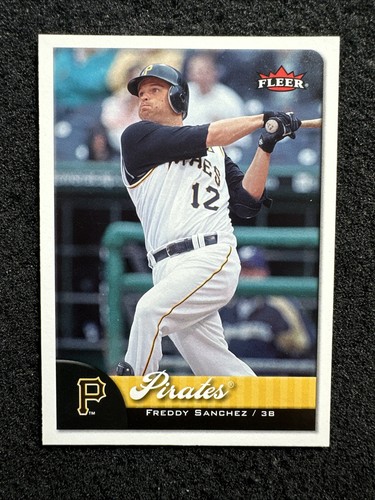Freddy Sanchez #90 2007 Fleer Baseball Menge Pittsburgh Pirates - Bild 1 von 2