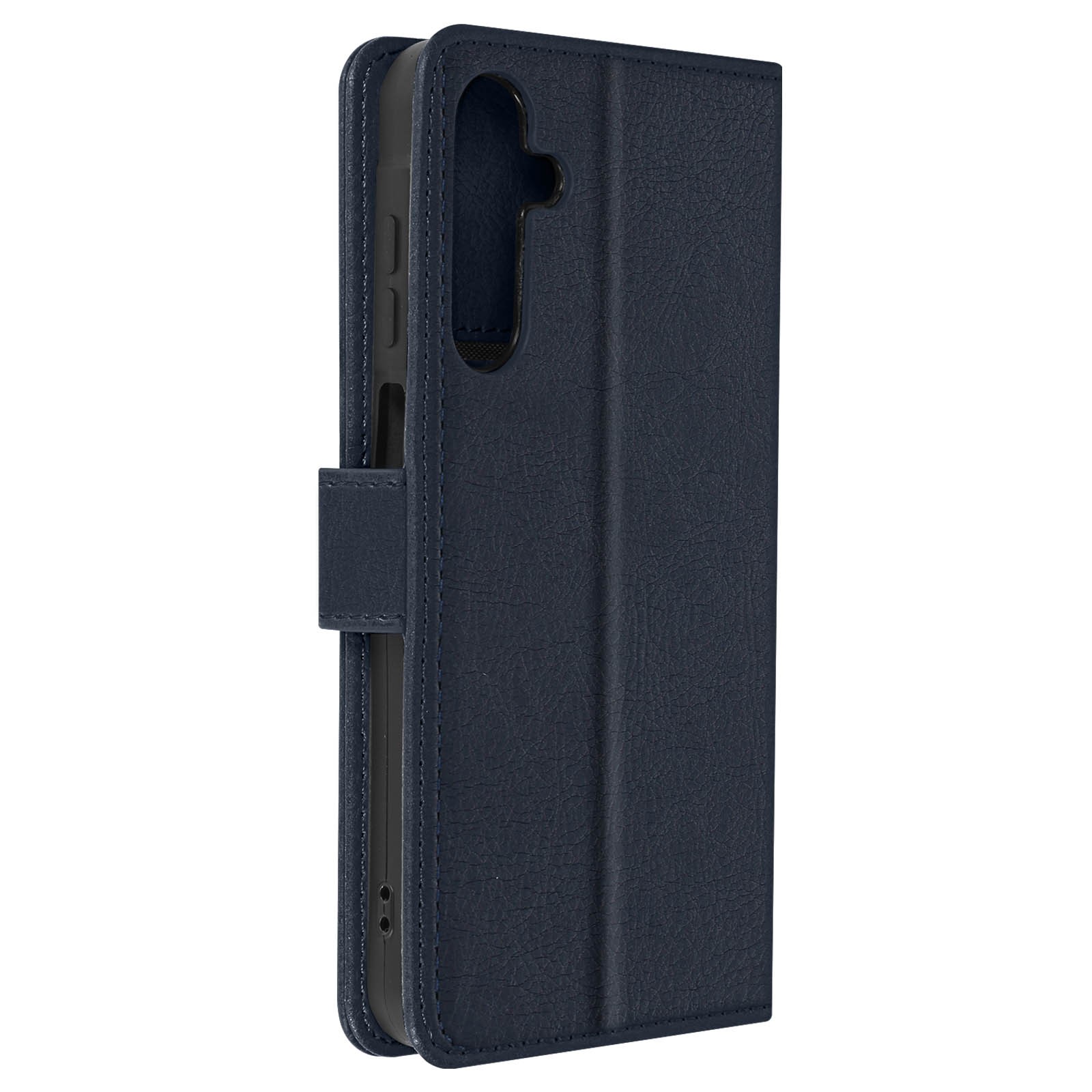 Protection Samsung Galaxy A05s étui portefeuille bleu nuit antichoc Avizar