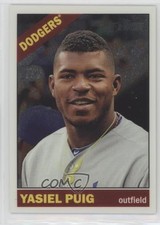 2015 Topps Heritage Chrome 206/999 Yasiel Puig #THC-450 1b7
