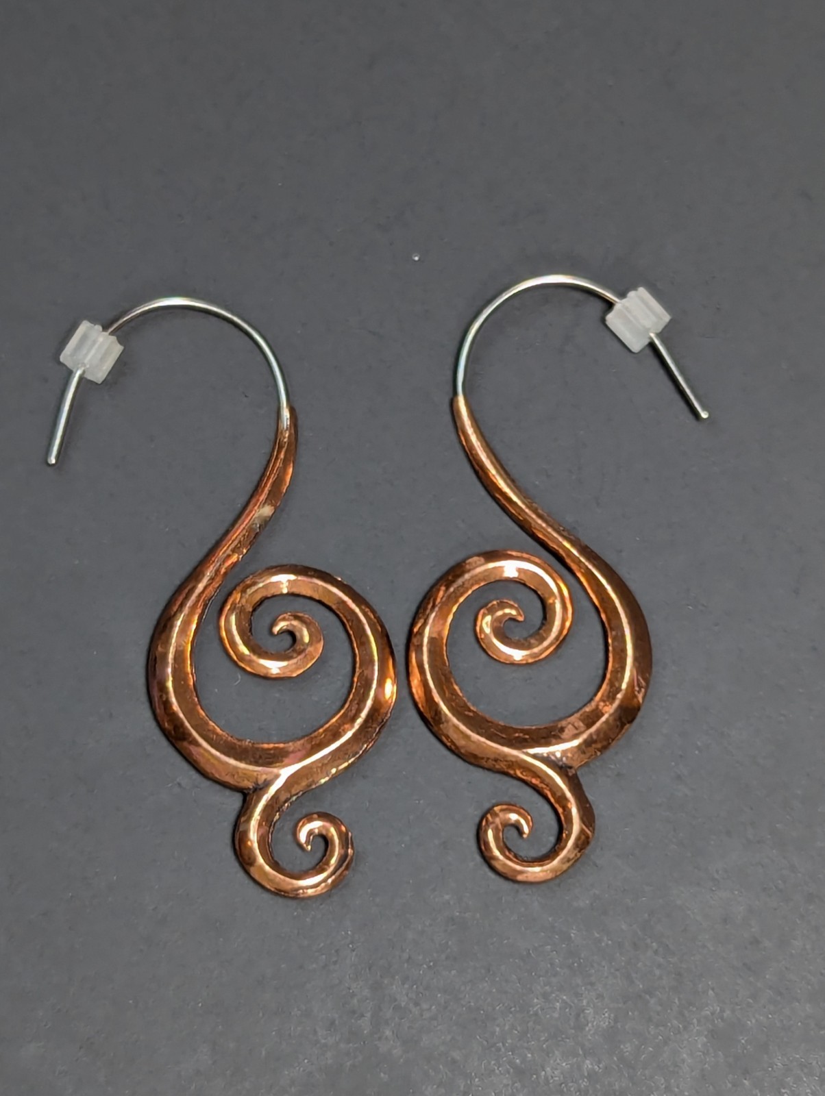 Wheeler Manufacturing Copper Dangle Drop Earrings… - image 9