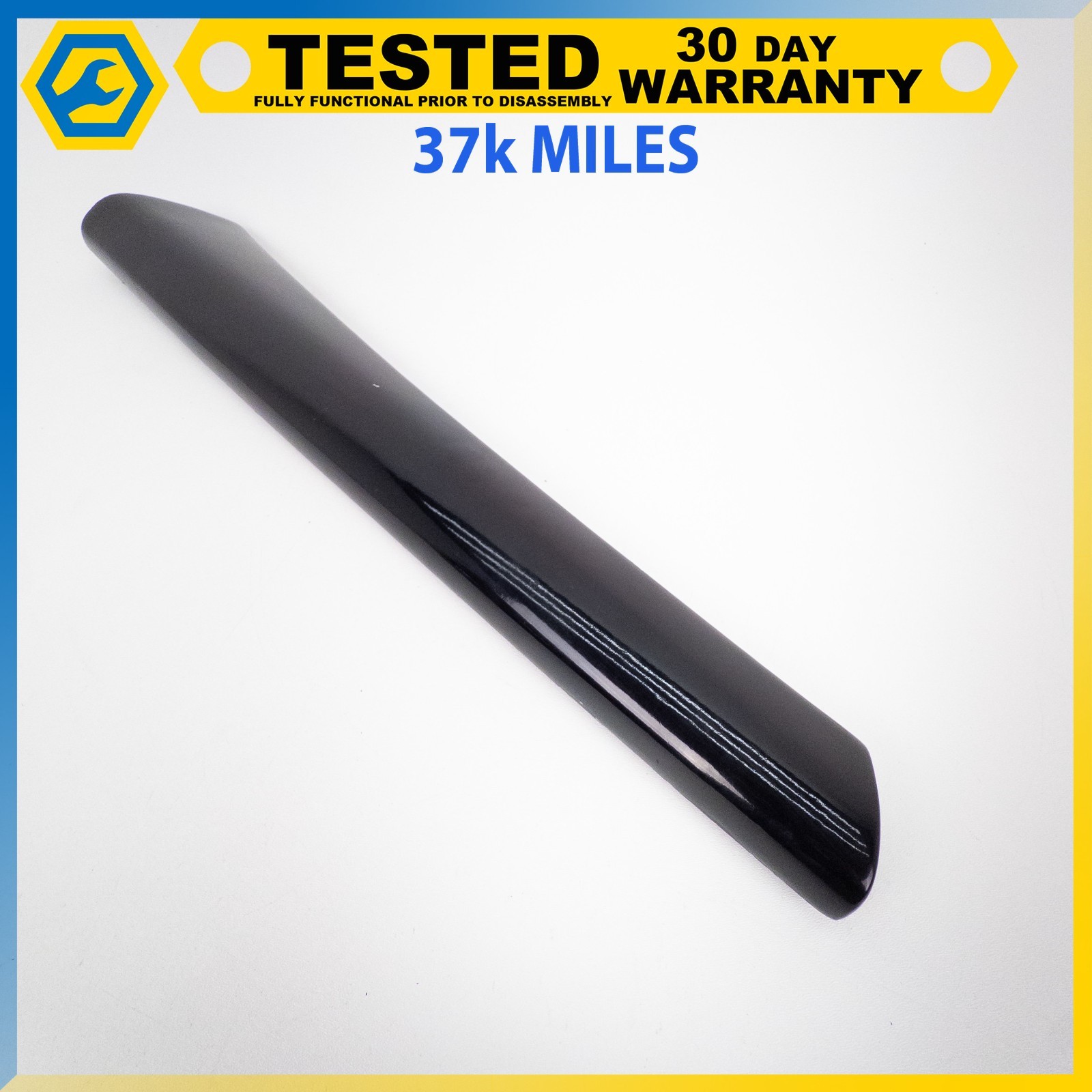 05-16 ASTON MARTIN DB9 VANTAGE LEFT SIDE INTERIOR DOOR SILL TRIM PANEL BLACK OEM