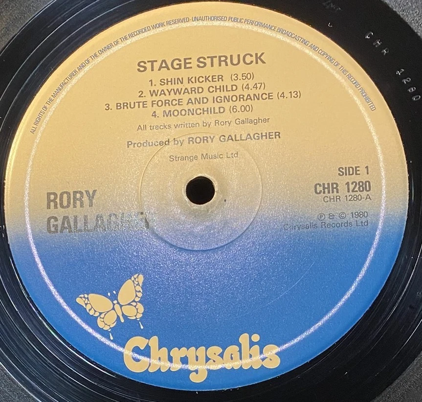RORY GALLAGHER - STAGE STRUCK LIVE LP N MINT Original UK 1st Press + 7" Single - Image 3 of 4