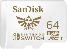 SanDisk 64GB MicroSDHC Memory Card For Nintendo Switch And Switch Lite 7E