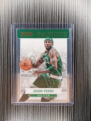 2012-13 Panini Basketball Jason Terry #87 All Panini Gold 03/25 Celtics