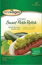 Mrs. Wages W660-J4425 Sweet Pickle Relish, 3.9 oz Pouch