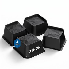 MXMZHXU Bed Risers 2 Inch, 3 Inch, 4 Inch, 6 Inch Or 8 Inch Heavy Duty