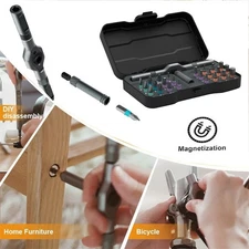 Home Repairs 24 In 1 Multi Bit Magnetic Screwdriver Set Multifunctional Toolbox 