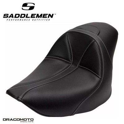SITZBANK HARLEY SOFTTAIL SADDLEMEN Dominator 806-12-0042 Solo Schwarz Foam | ...