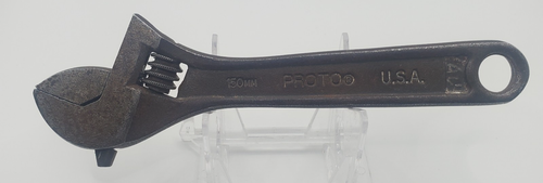 Vintage PROTO 706-S 6" Adjustable Wrench Crescent Wrench USA 706S - Free Ship