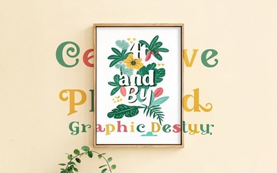 Its a Good Day Botanischer Text Zitat Galerie Positive Motivation Blätter Dschungel Ha