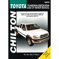 Toyota Tundra Sequoia 2000-2007 Usa Us Kanda Import Workshop Manual Chilton