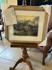 Thomas Kinkade Make a Wish Cottage 5553 NEW Sealed COA Embossed Signature Framed