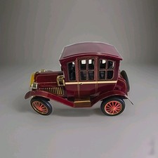 Vintage 9" Rosko Japan Battery Op Grand-Pa Car For Repair