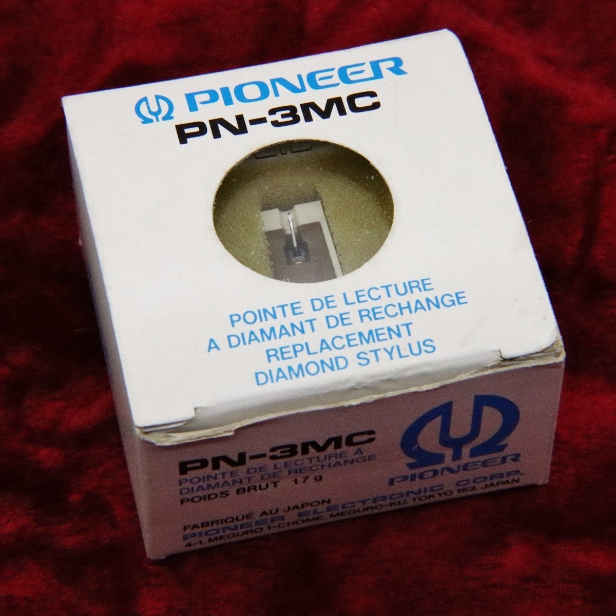 パイオニア　PC-3MCカートリッジ 再生良好 Pioneer PN-3MC Replacement Stylus for PC-3MC MC Cartridge Used