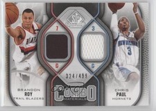 2009-10 SP Game Used Combo Materials 324/499 Brandon Roy Chris Paul #CM-PR s7f